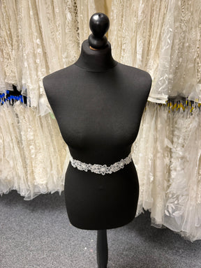 Ivory Beaded Sequin Edging - T12