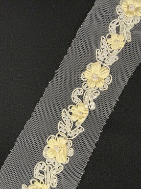 Light Gold Beaded Edging - T51