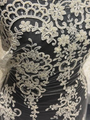 Ivory Beaded Lace - Alexandra