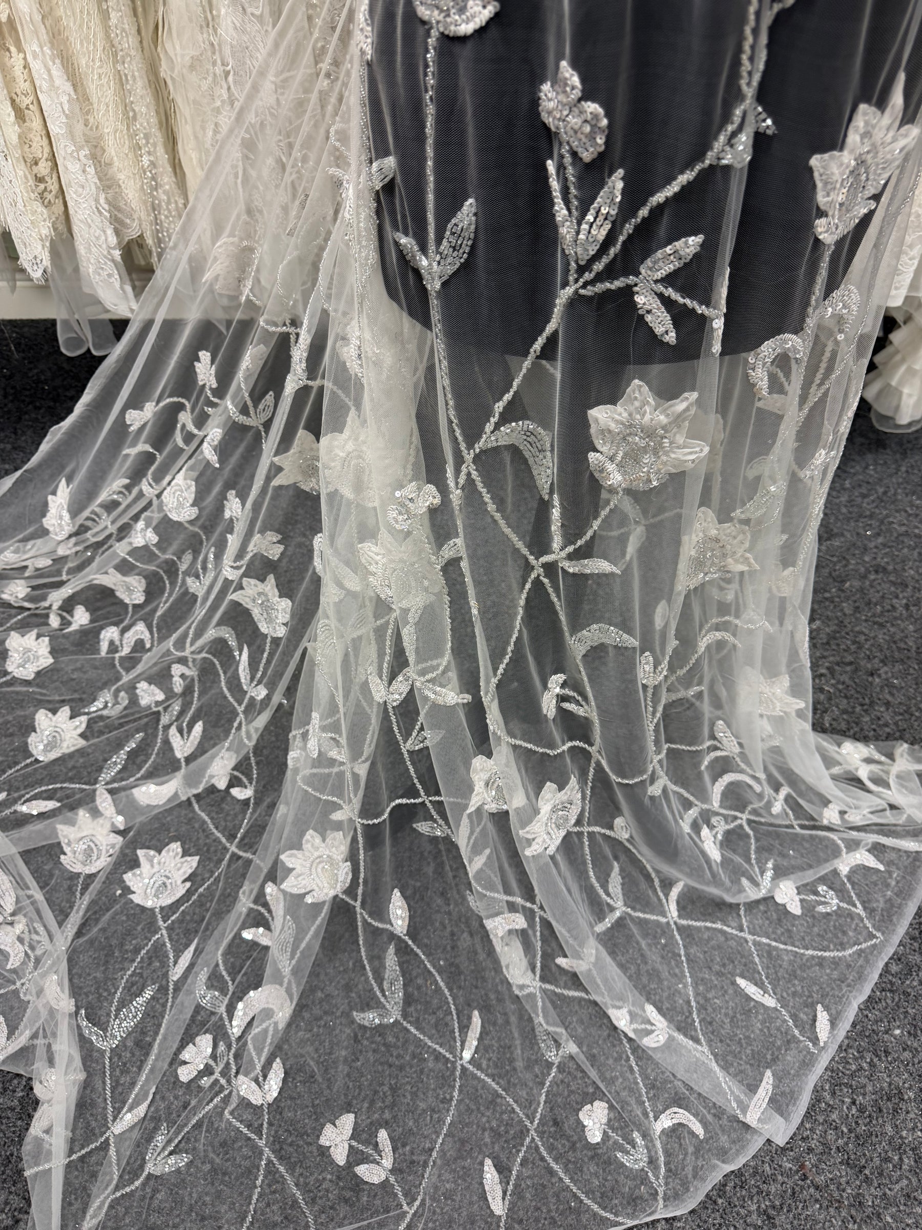 Ivory Beaded Lace - Eldridge