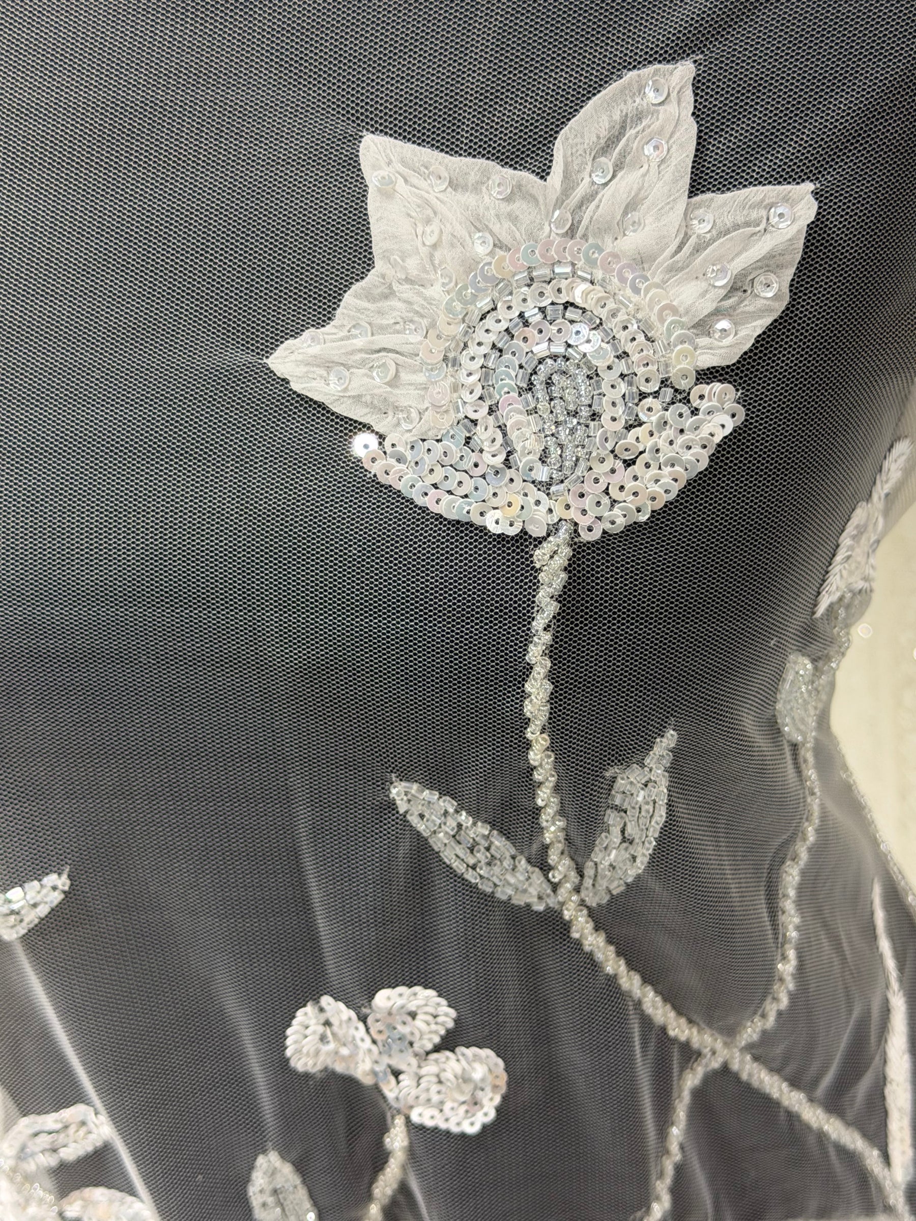 Ivory Beaded Lace - Eldridge