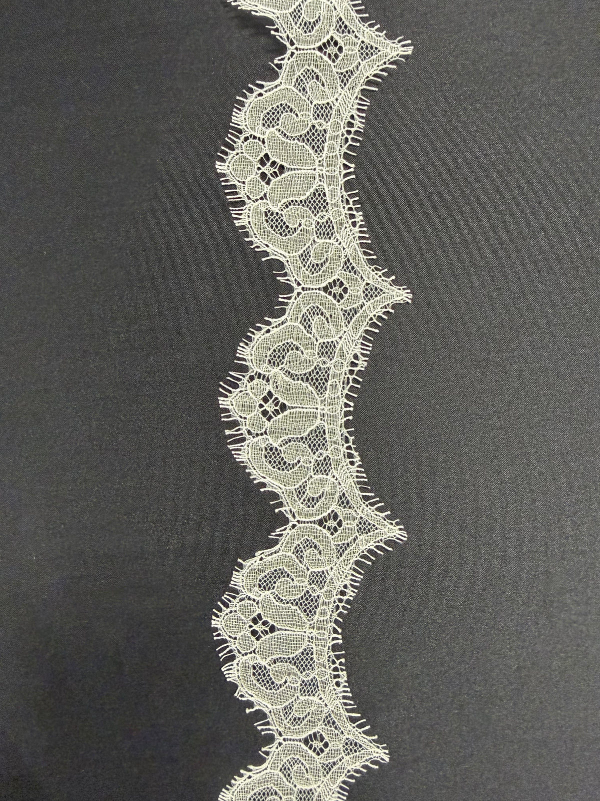 Ivory Chantilly Lace Trim - T360