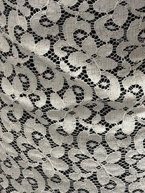 Ivory Corded French Lace - LA4008