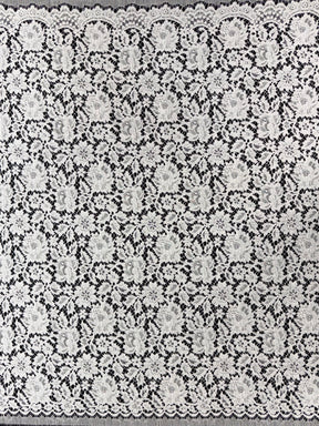 Ivory Eco Corded French Lace - LA4003