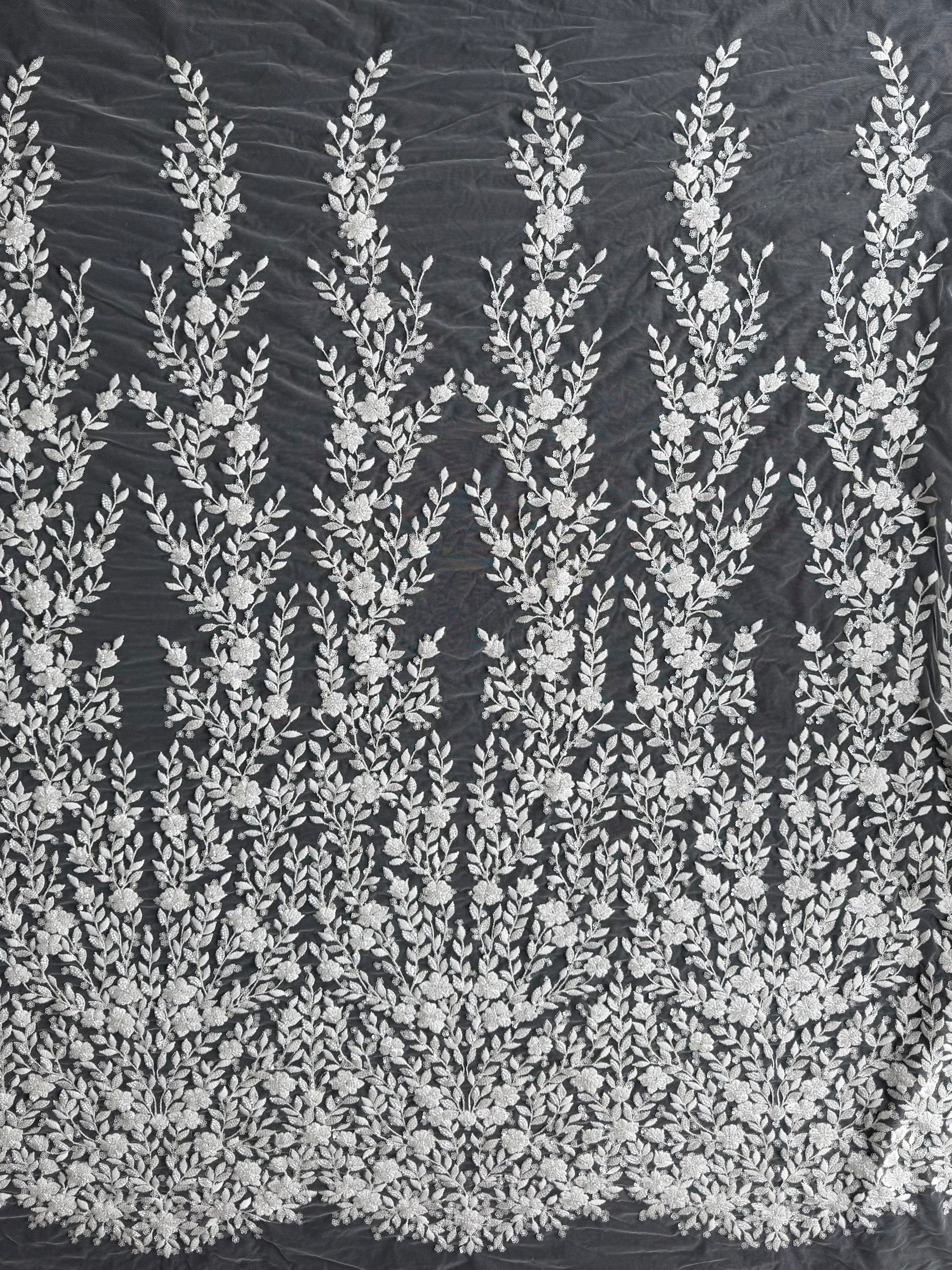 Ivory Beaded Lace - Grove