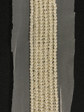 Ivory Pearl Beaded Edging - T357