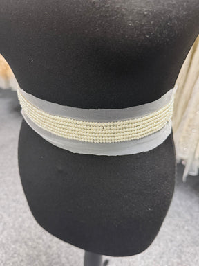 Ivory Pearl Beaded Edging - T357