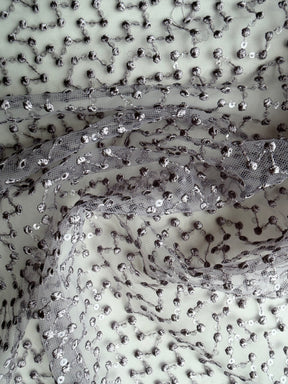 Mulberry Sequin Embroidery Lace - EB3029