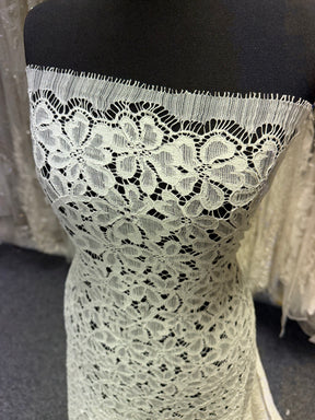 Ivory Corded French Lace - LA4006