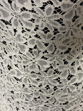 Ivory Corded French Lace - LA4006
