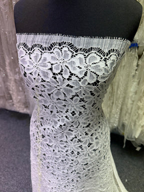 Ivory Corded French Lace - LA4006