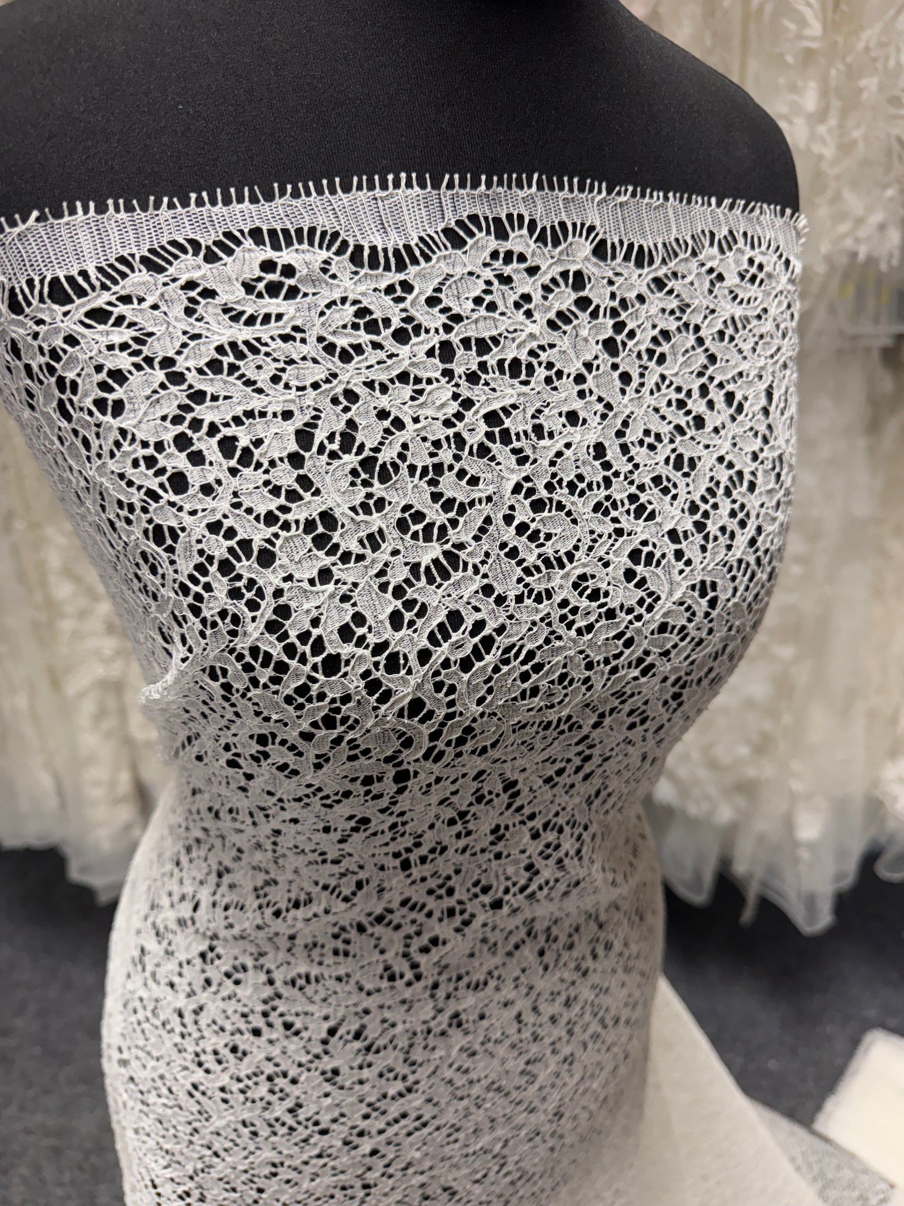 Ivory Corded French Lace - LA4005
