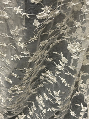 Ivory Embroidered Lace - P468