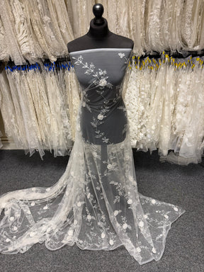 Ivory Beaded Lace - Brecken
