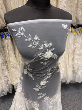 Ivory Beaded Lace - Brecken