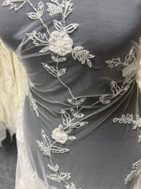 Ivory Beaded Lace - Brecken