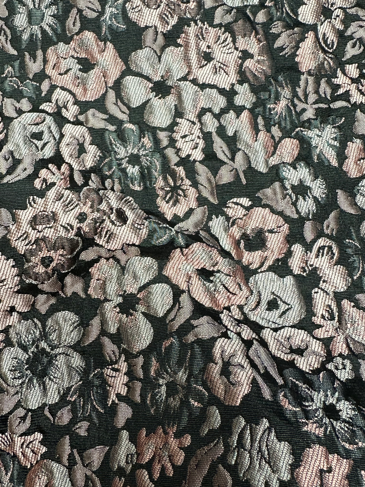 Pink Brocade Fabric - Barber