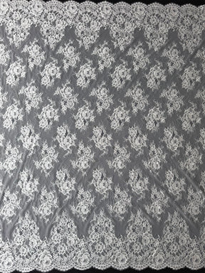Ivory Raschel Lace - P378