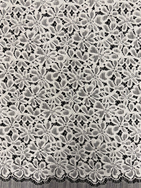 Ivory Corded French Lace - LA4006