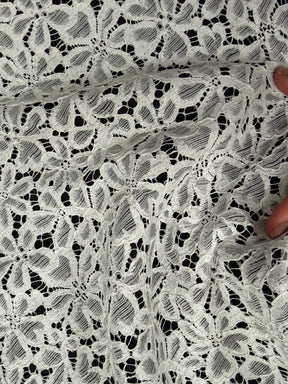 Ivory Corded French Lace - LA4006