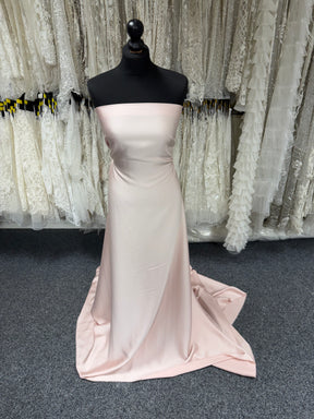 Nude Blush Polyester Satin Backed Crepe - Nostalgic (CF)