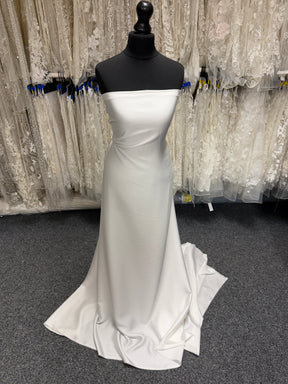 Ivory Polyester Satin Backed Crepe - Nostalgic (CF)
