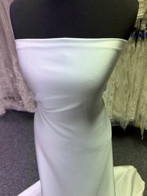 Ivory Polyester Satin Backed Crepe - Nostalgic (CF)