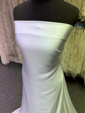 White Polyester Satin Backed Crepe - Nostalgic (CF)