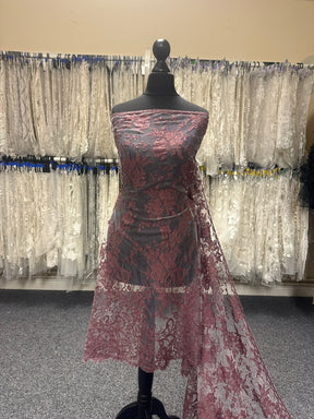 Plum Chantilly Lace - Kate
