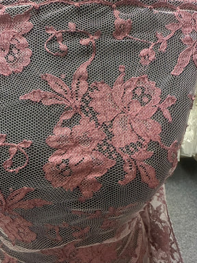 Plum Chantilly Lace - Kate