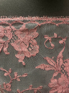Plum Chantilly Lace - Kate