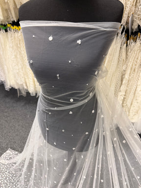 Ivory Sequin Lace - Baker