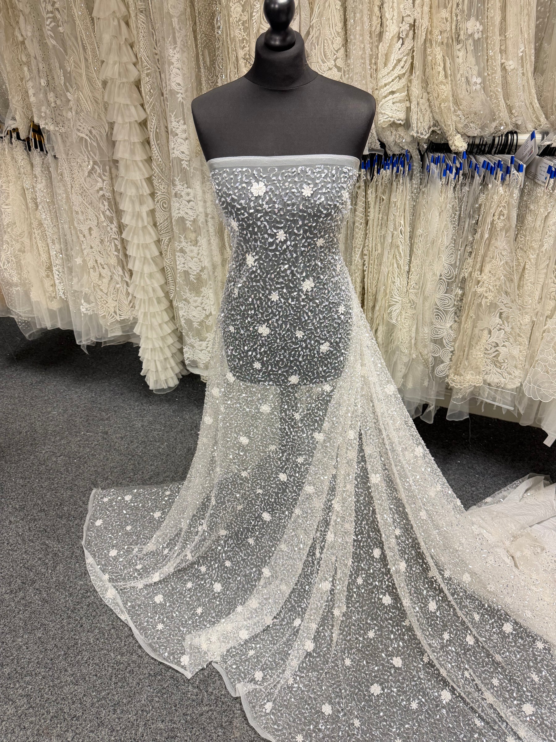Ivory 3D Flower Lace - Campbell