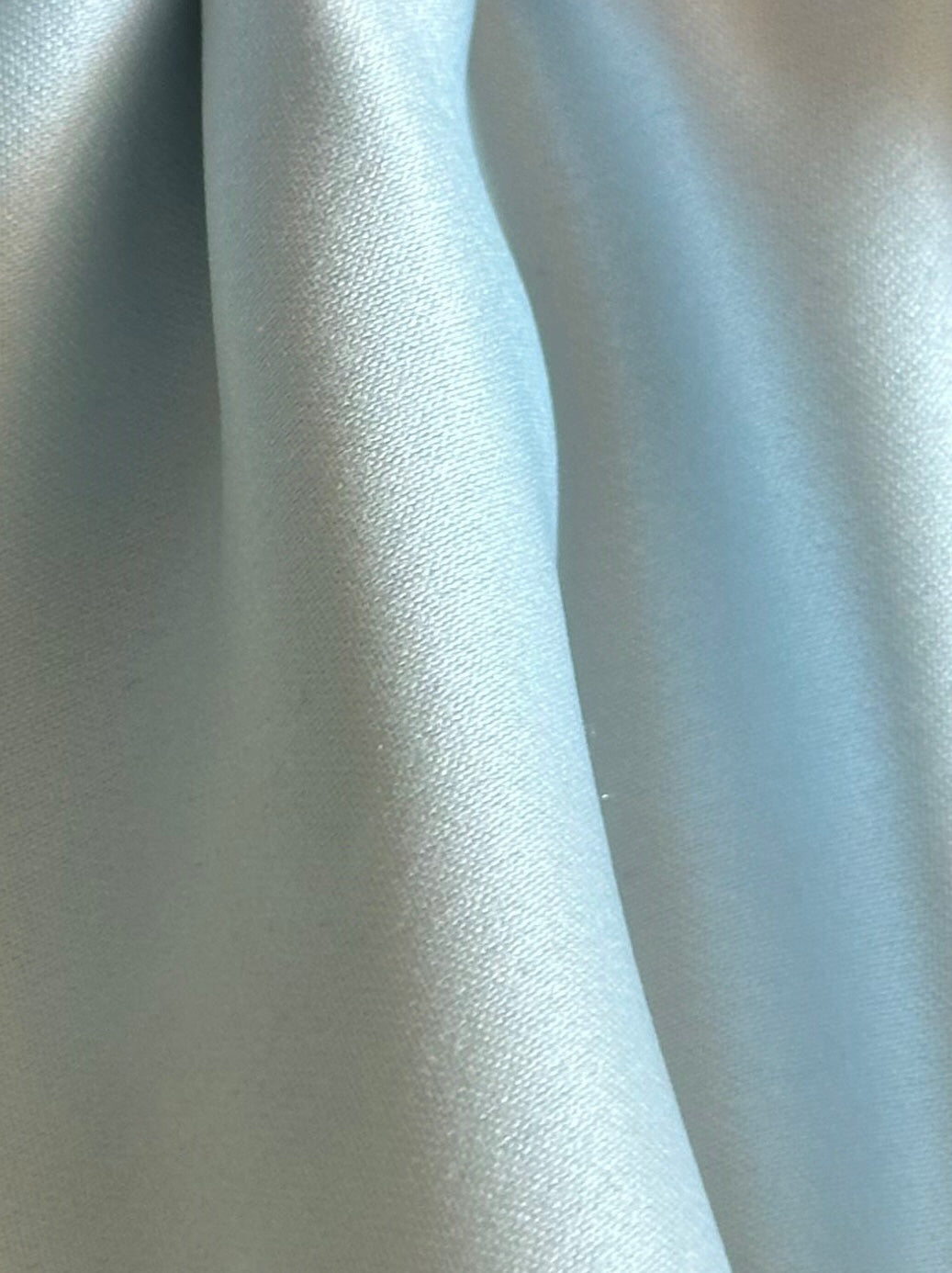 Ice Blue Polyester Satin - Moldova