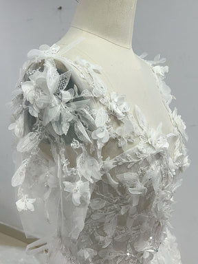 Ivory 3D Flower Lace - Oktober