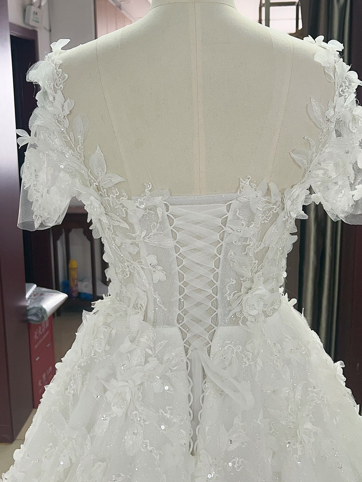 Ivory 3D Flower Lace - Oktober