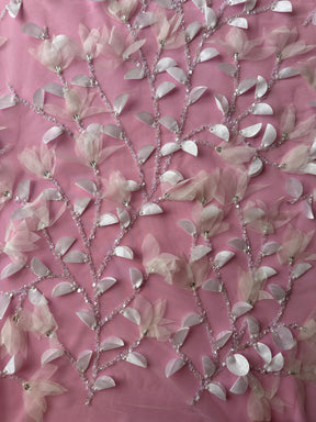 Ivory 3D Beaded Lace – Kalani