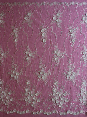 Ivory 3D Flower Lace – Bailey