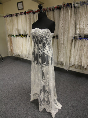 Ivory Beaded Lace - Christina