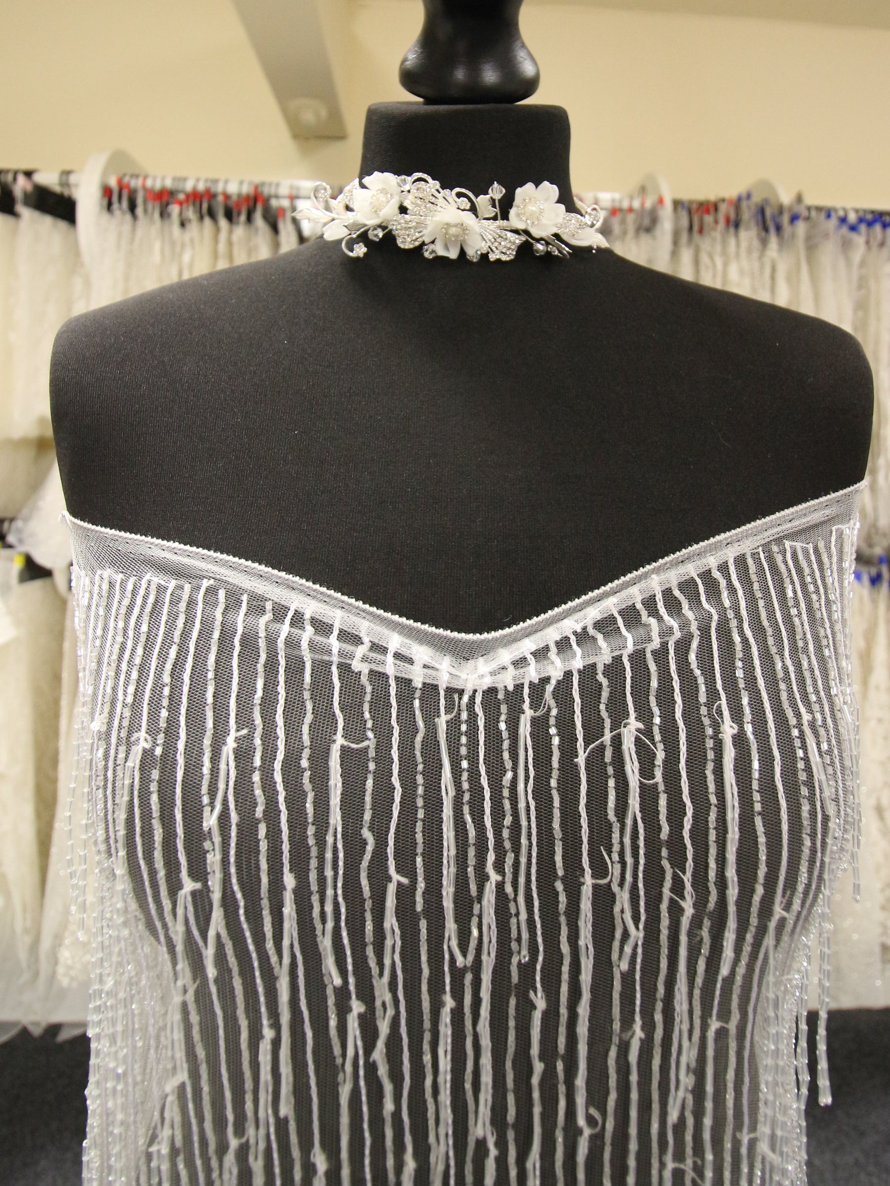 Ivory Beaded Lace - Desdemona