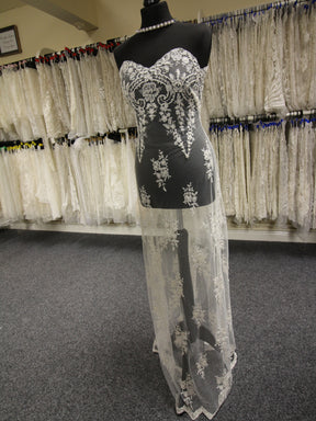 Ivory Beaded Lace - Lauren