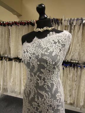 Ivory Beaded Lace - Manny