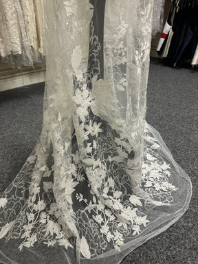 Ivory Embroidered Lace -  Alameda