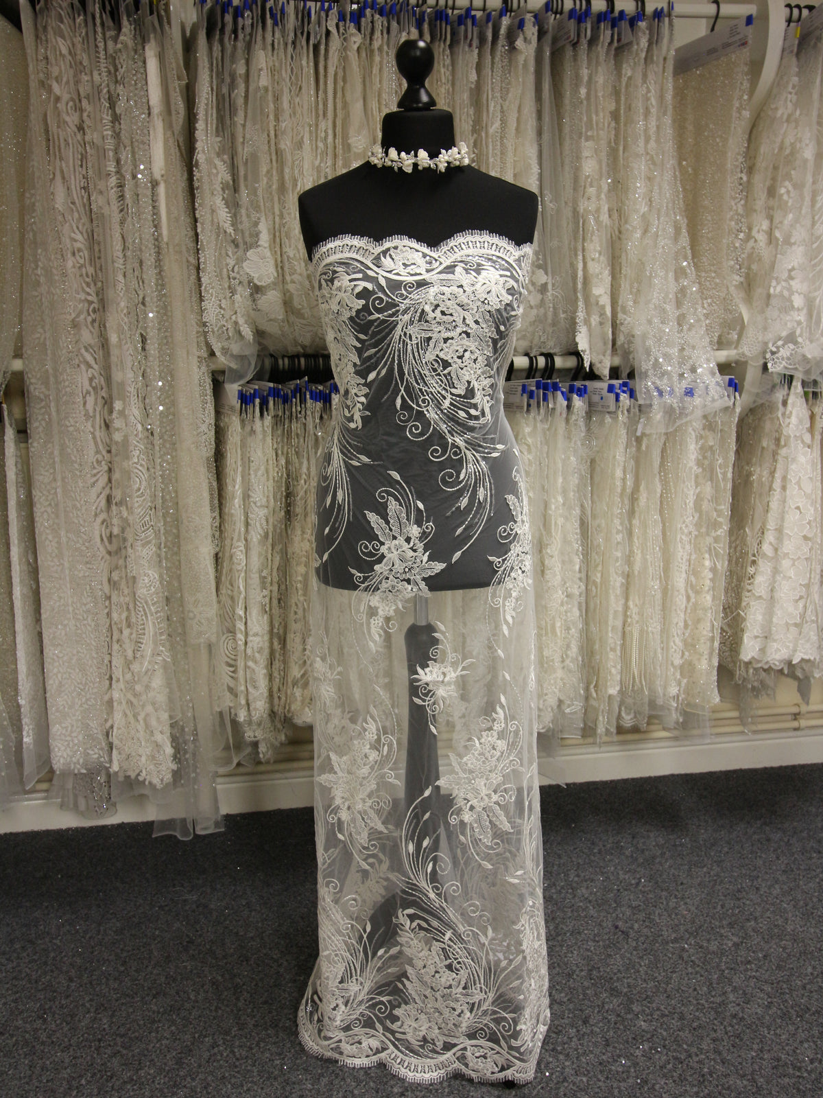 Ivory Corded Lace - Allegra