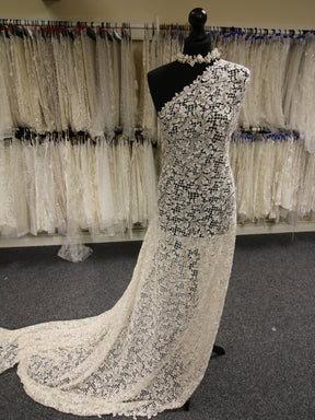 Ivory Embroidered Lace - Cassandra