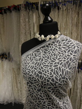 Ivory Embroidered Lace - Cinnabon