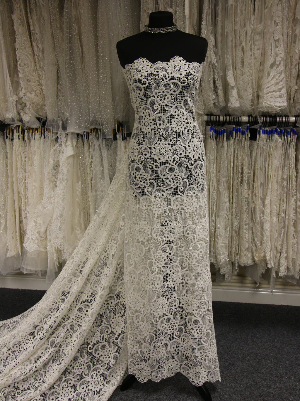guipure lace wedding dress Discounted Ivory 12 Dress Measurements (in Glamorous Iridescent Sequin Long PROCESSING TIME:Standard 4-6 Weeks + Shipping Beginner Sewing PDF