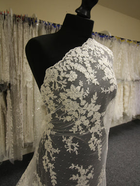 Ivory Corded Lace - Delmira