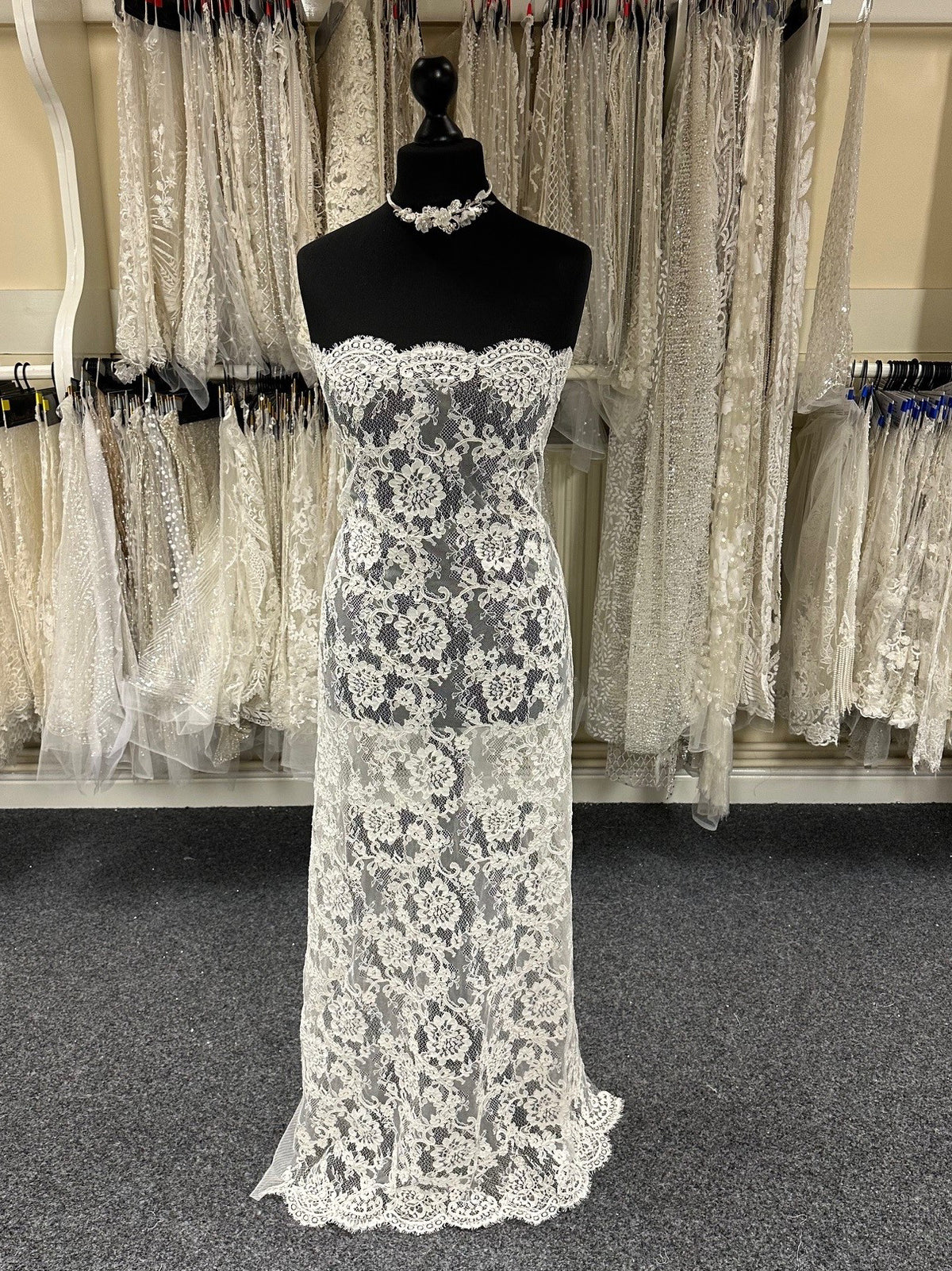 Ivory Corded Lace - Dionne