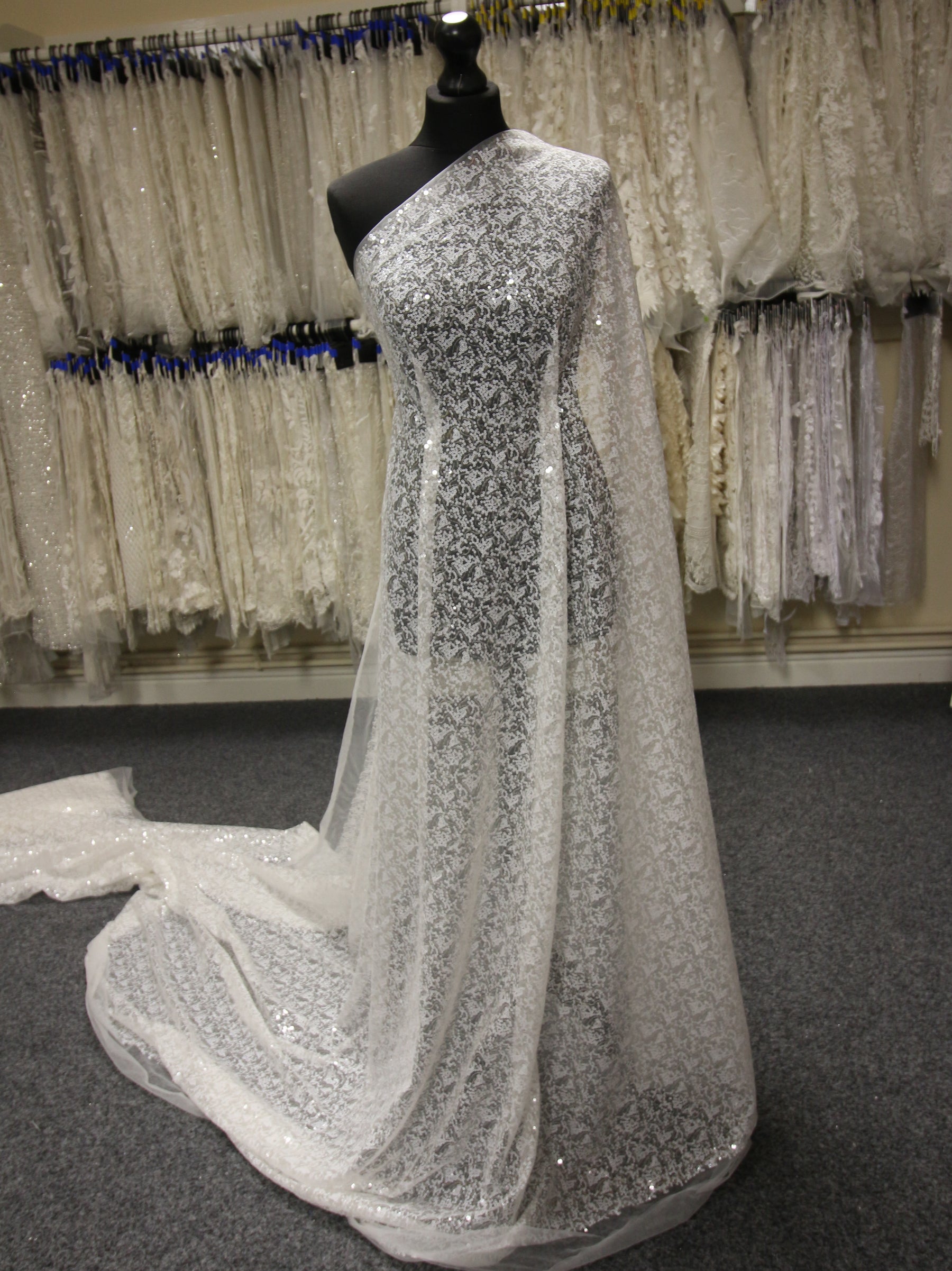 Ivory Sequin Lace - Eccentricity